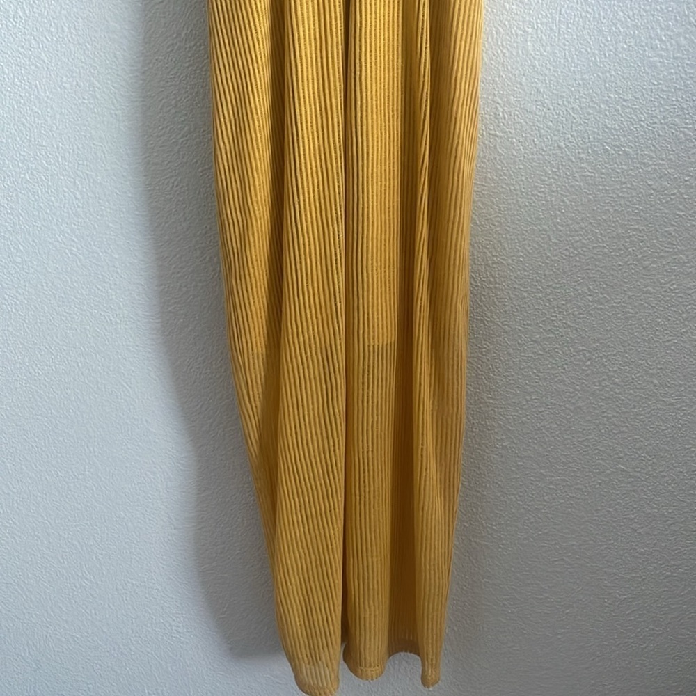 Express Mustard yellow Midi Dress Size Xs - Picture 6 of 9